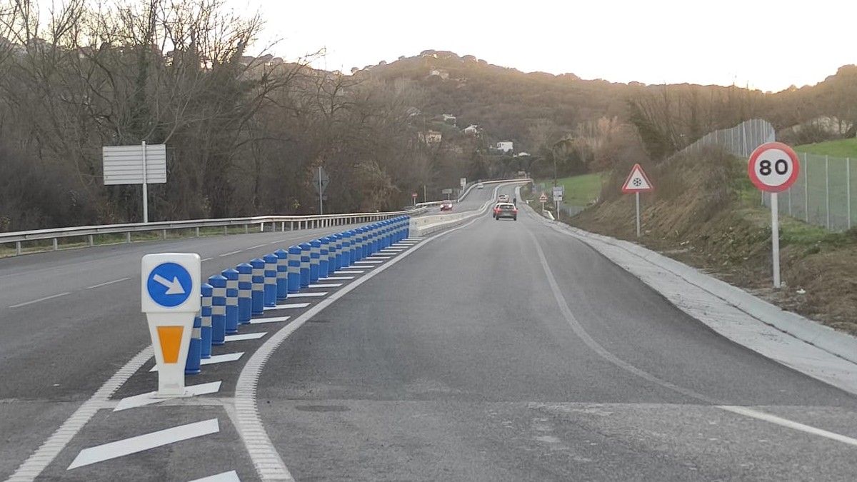 L’obra donarà continuïtat al tram 2+1 entre Sant Celoni i Vilalba Sasserra.