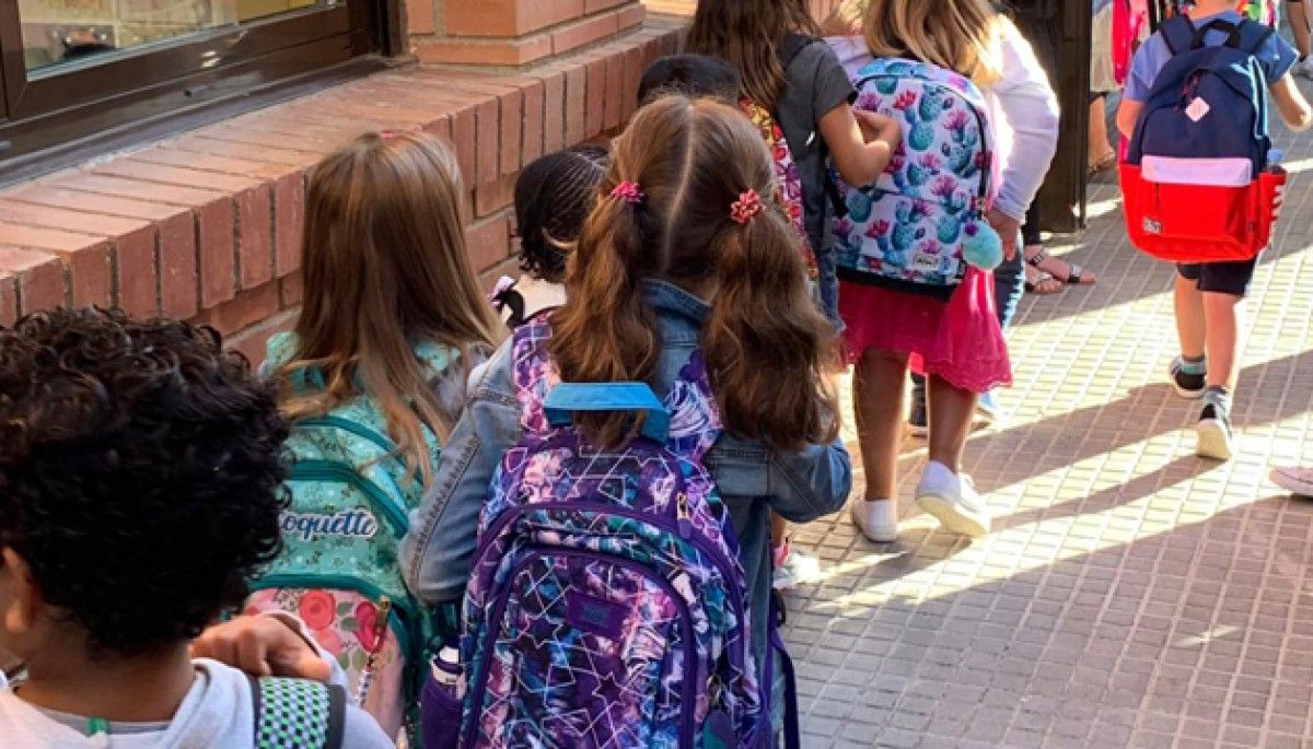 Començament del curs 2019-2010 a l'escola Joan Casas de Sant Antoni de Vilamajor