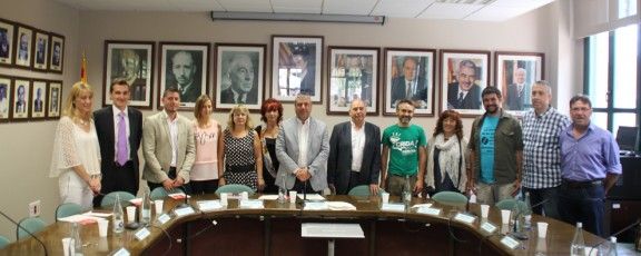 L'alcalde, regidors i regidores del nou Ajuntament de santa Maria de Palautordera