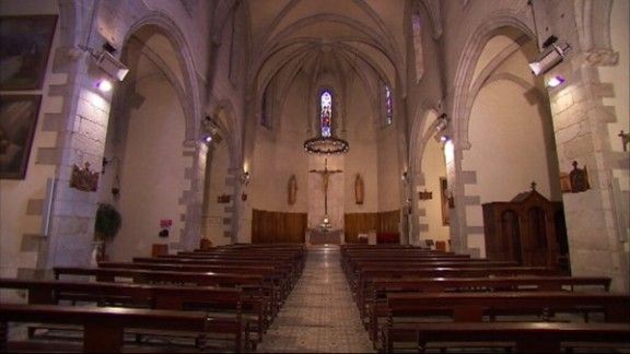 Interior de la parròquia Santa Maria de Santa Maria de Palautordera.