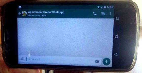 L'Ajuntament de Breda ja disposa de Whatsapp.