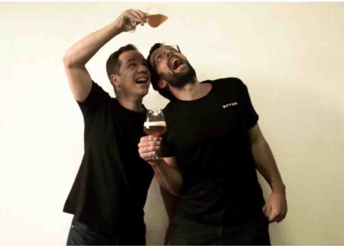Jordi Pastells i Jordi Escriche creadors de la cervesa artesana Birrum Avaritia