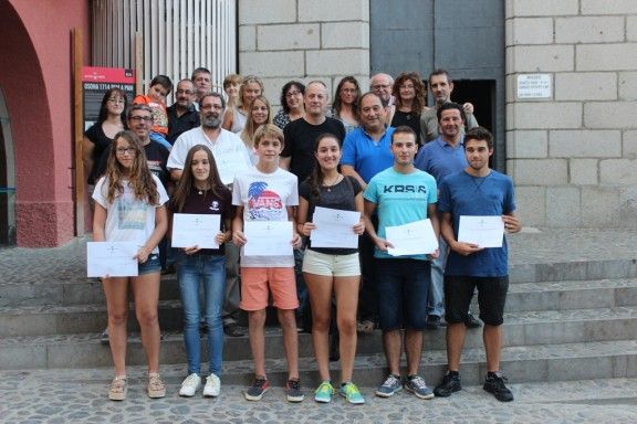 Millors alumnes Institut Arbúcies 2016.