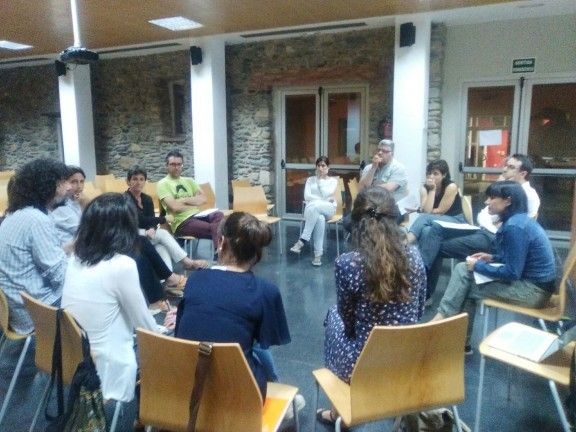 Reunió a Sant celoni de la Coordinadora d'AMPA del Baix Montseny 