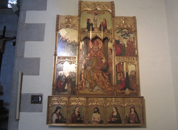 Retaule Sant Pere que es podrà veure a la parròquia de Santa Maria de Palautordera