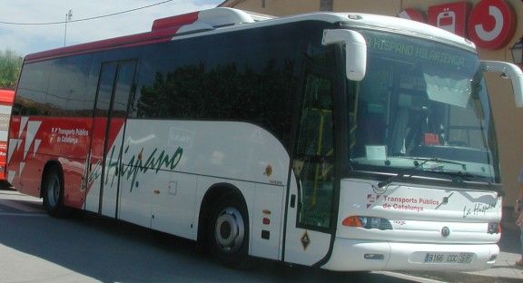 Un bus de la Hispano Hilarienca