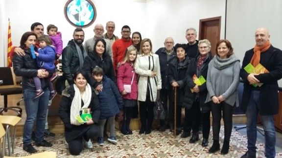 L'alcalde de Sant Celoni rep els nouvinguts al municipi