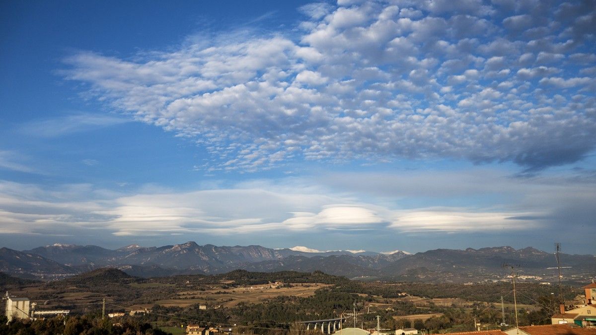 Els tipus de núvols al Berguedà. 