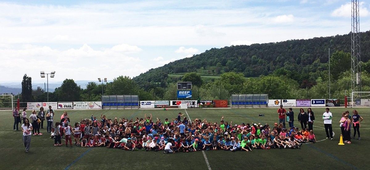 Participants en la darrera trobada esportiva del Berguedà.