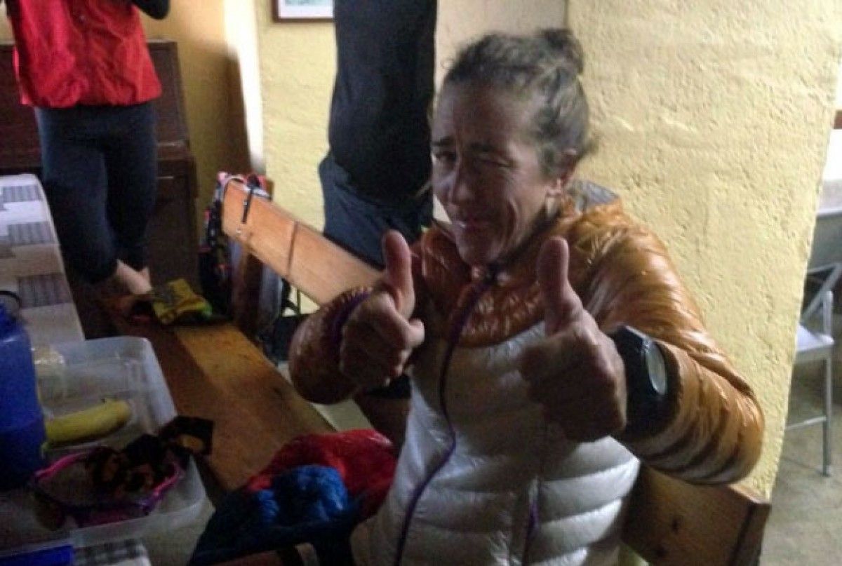 La corredora berguedana Núria Picas després de finalitzar la Cavalls del Vent