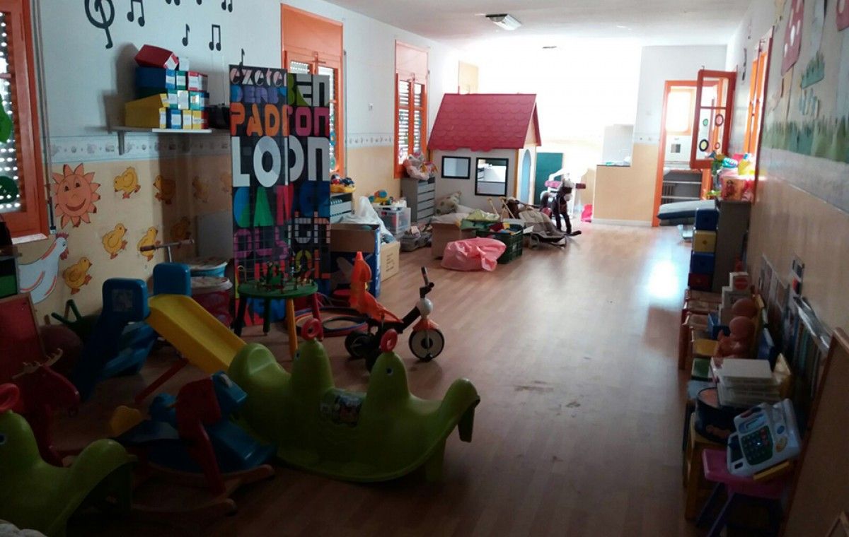 Interior de la Llar d'Infants de Viladomiu Nou