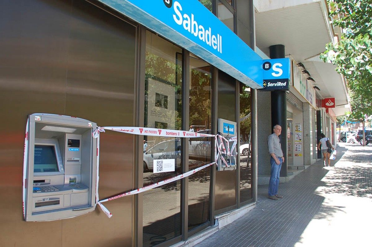 Oficina del Banc Sabadell del passeig de la Pau de Berga