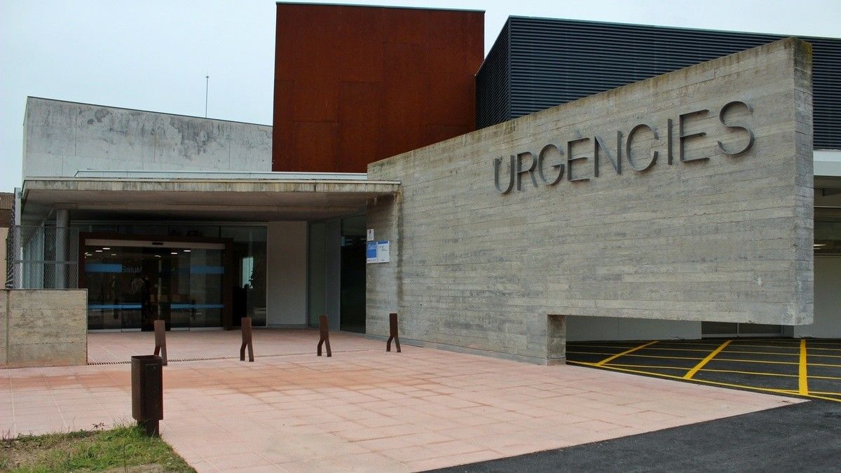 Aquesta és la nova porta d'accés des del carrer de les Urgències de l'Hospital de Berga