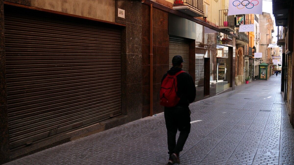 Locals tancats al carrer Major de Berga