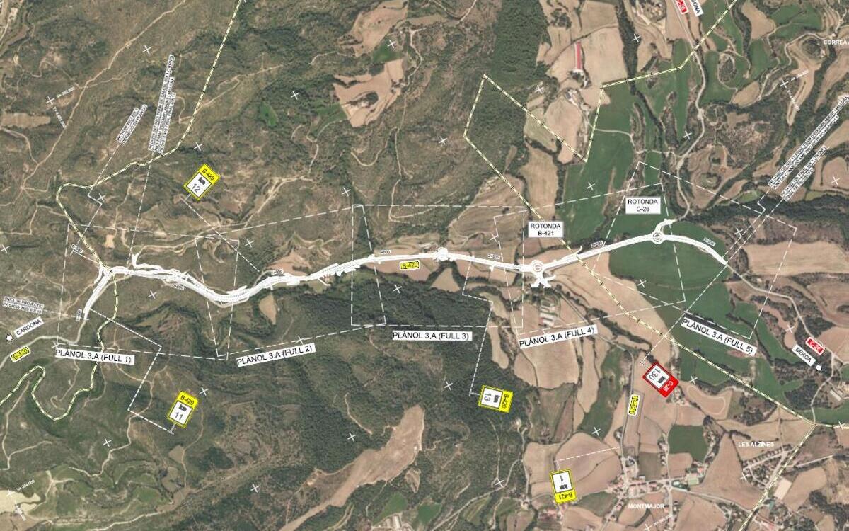 El mapa de les actuacions que es posaran en marxa aquest estiu