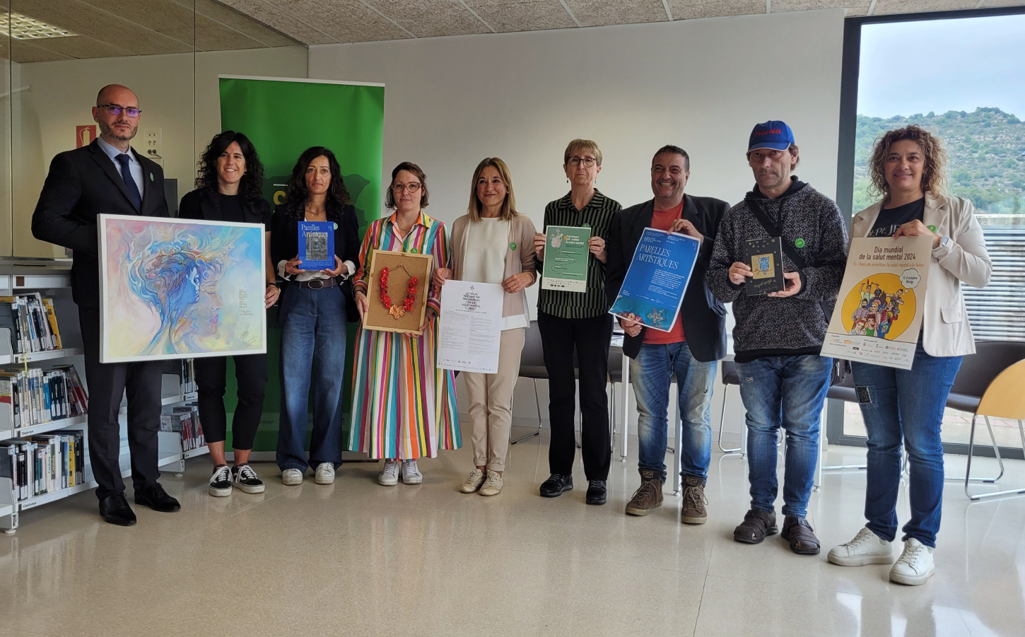 La presentació de l'agenda d'enguany ha tingut lloc a la Biblioteca Guillem de Berguedà