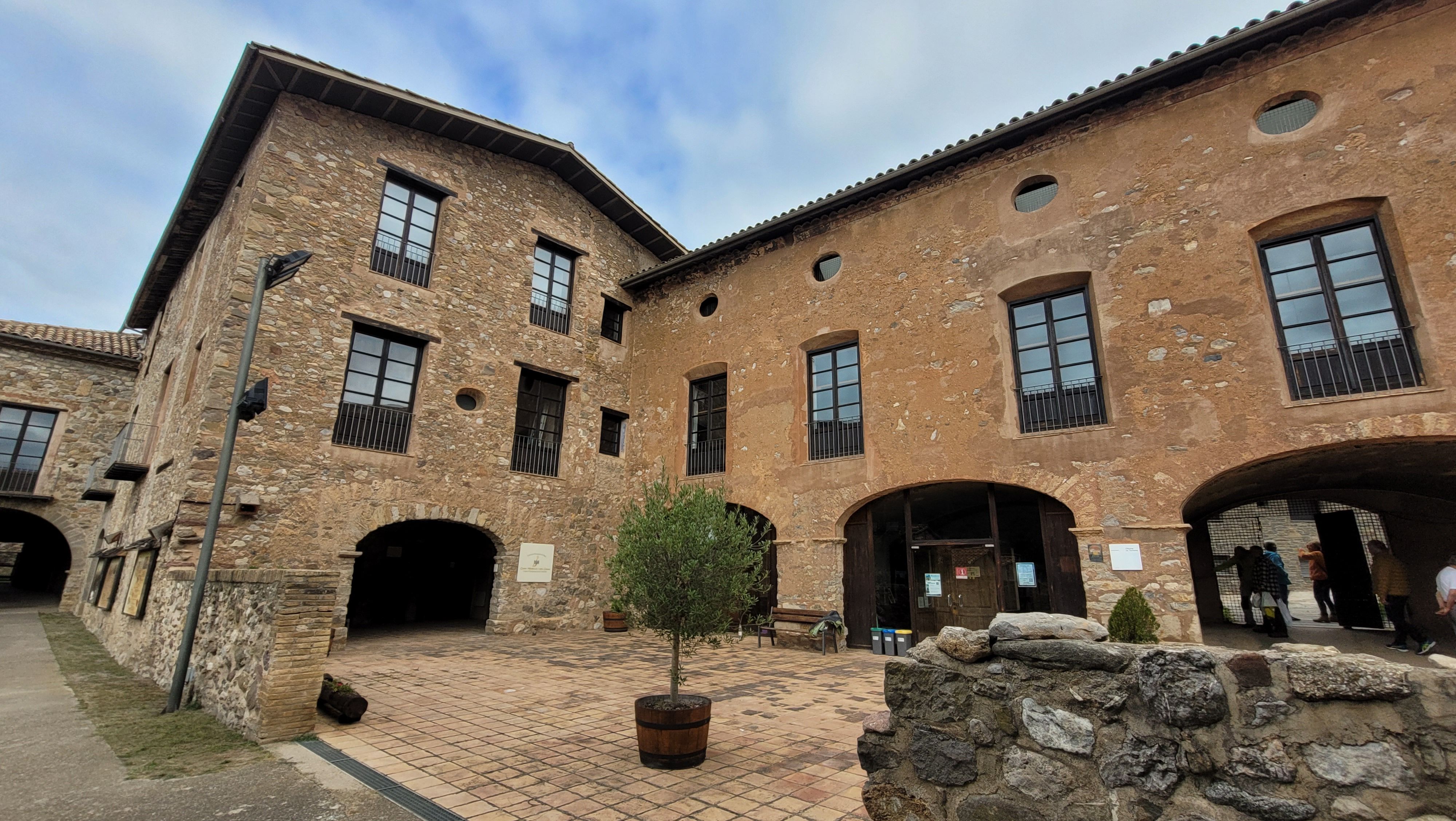 El Palau dels Pinós es troba al capdamunt de l'antiga vila medieval de Bagà