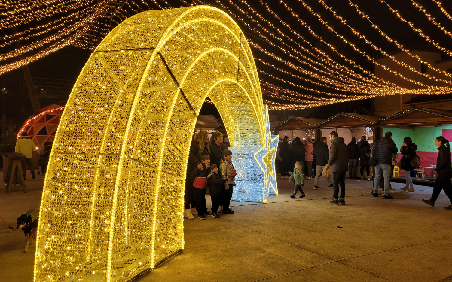 El Market Gironella Vila de Nadal, el dia de la inauguració de l'edició 2023