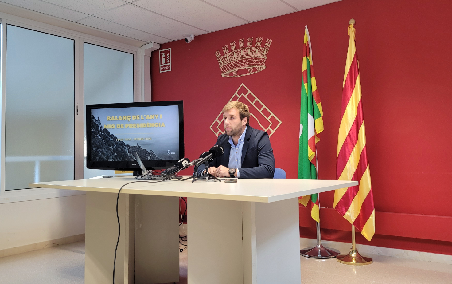 Ramon Caballé haurà ocupat la presidència del Consell Comarcal del Berguedà des del juliol de 2023 a gener de 2025