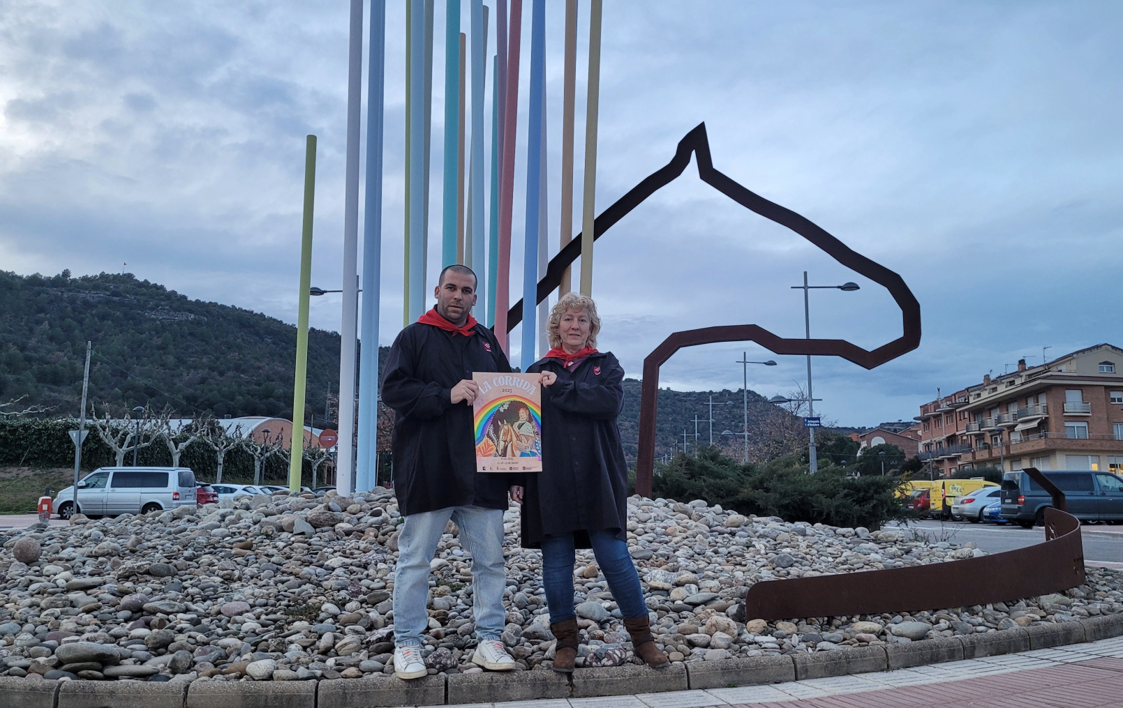 Joan Soler i Imma Comas, en la presentació dels actes de la Corrida 2025