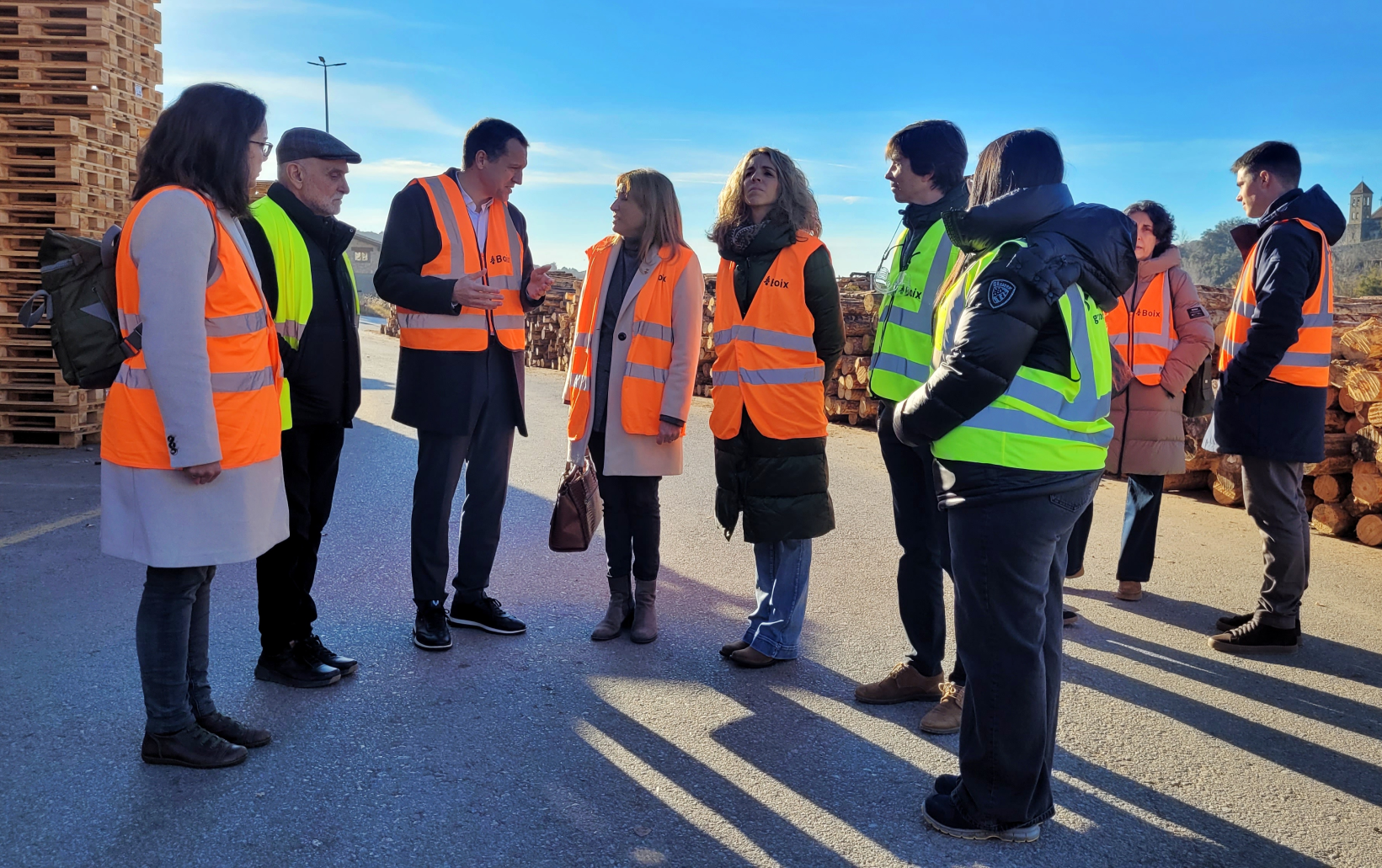 El conseller Ordeig ha visitat les instal·lacions del Grup Boix acompanyat de la direcció de l'empresa i altres representants institucionals