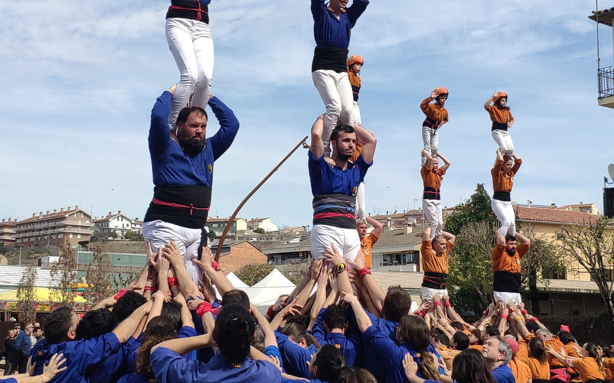 Els Castellers de Berga i els Sagals d'Osona tornen a protagonitzar la Diada Castellera de Sant Josep a Gironella