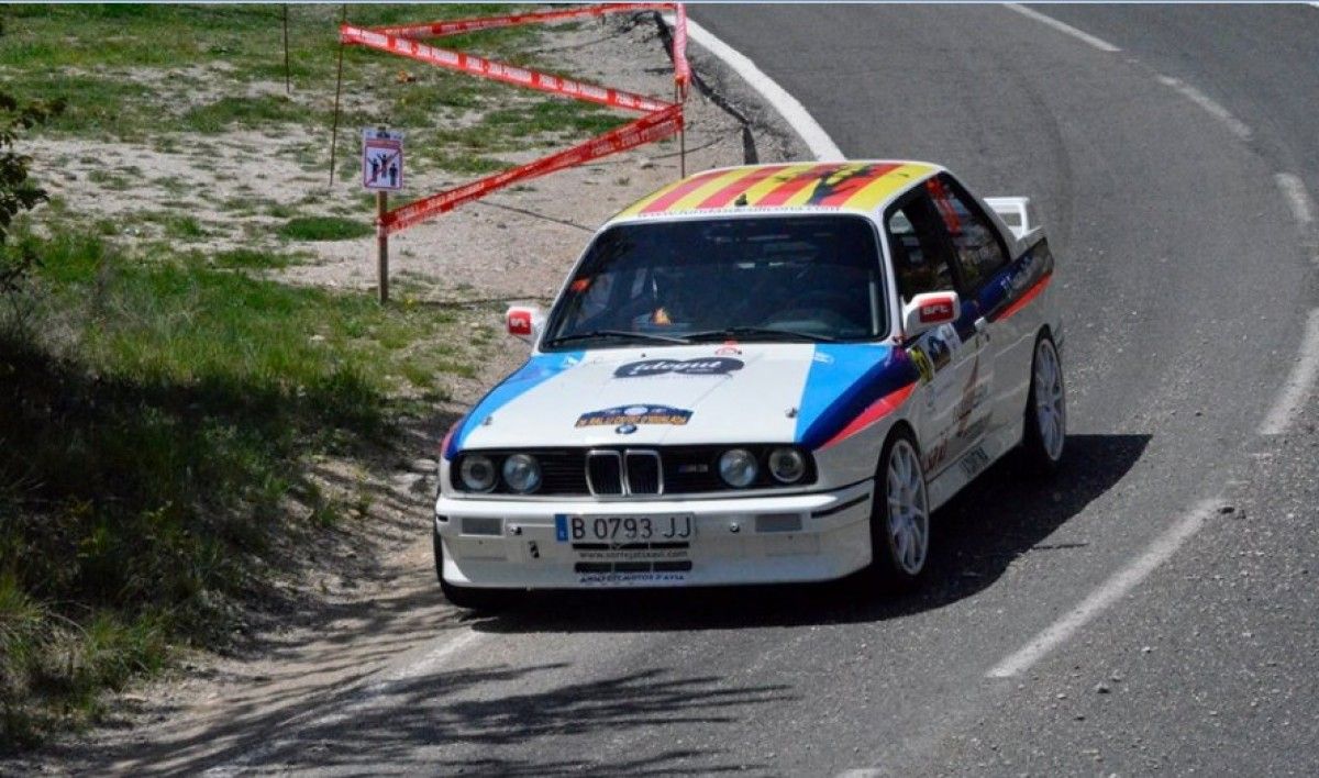  Lluís Mas i Manel Fernández van pilotar el seu habitual BMW M3 E30.
