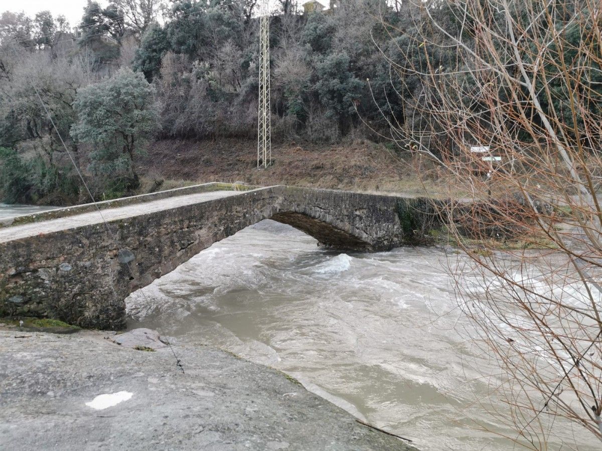 El pont d'Orniu, a Cal Rosal.