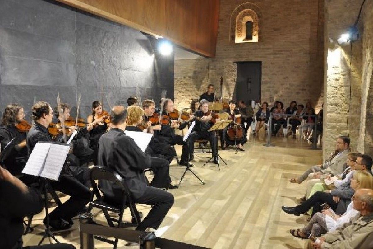 Un concert de les Nits Musicals de Guardiola de Berguedà.