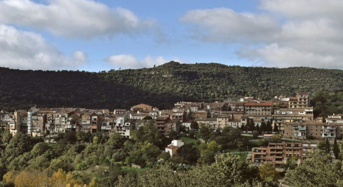 Vista general del municipi de Puig-reig.