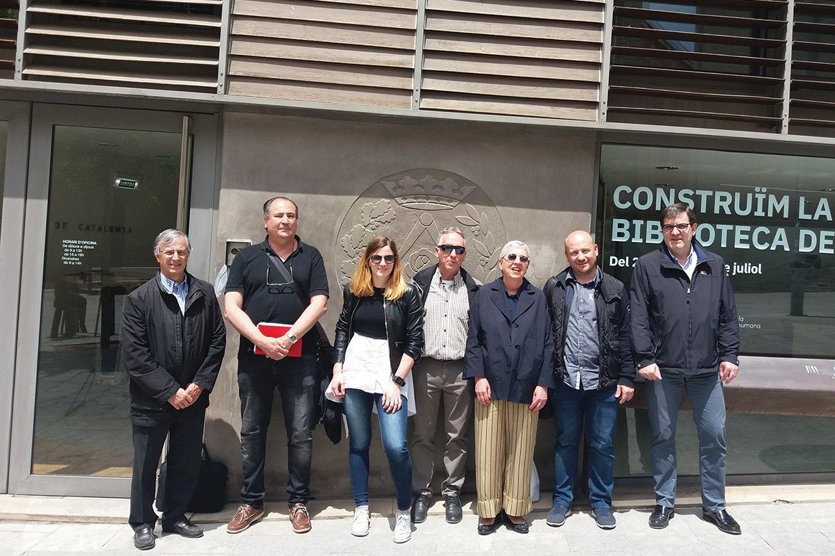 Primera junta de la demarcació de la Catalunya Central del Col·legi d'Arquitectes