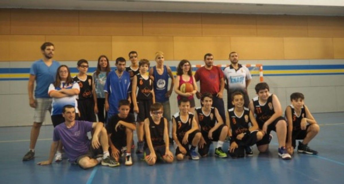 Equip de bàsquet inclusiu del Berguedà. 