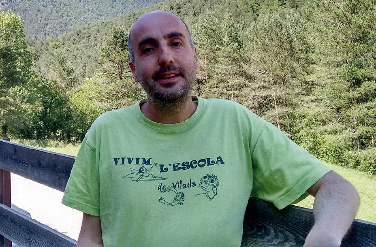 El regidor díscol d'ERC a Vilada, Vicenç Massana