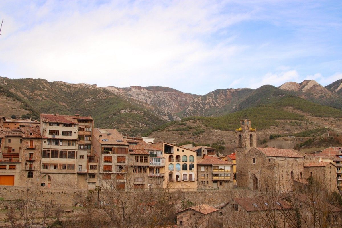 Vila de Bagà (arxiu).