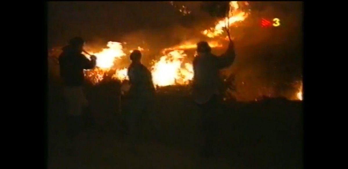 VÍDEO Recull de notícies sobre el gran incendi de 1998 a la Catalunya Central