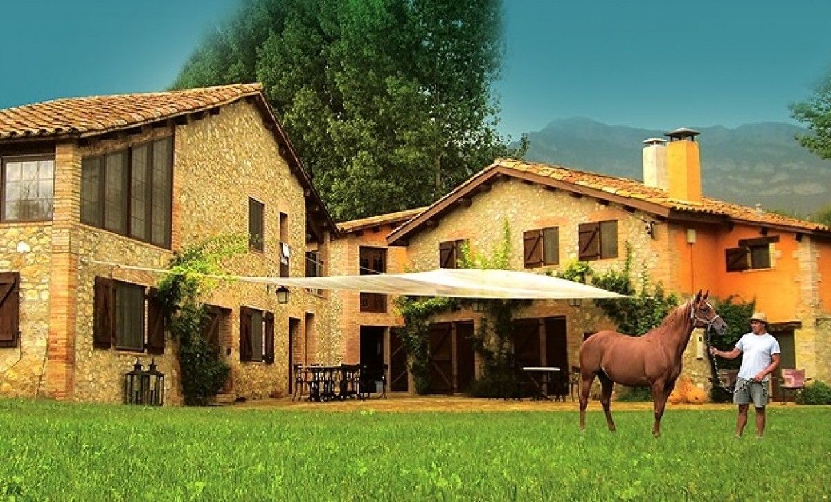 Casa Horta, un establiment rural situat a Avià (Berguedà). 