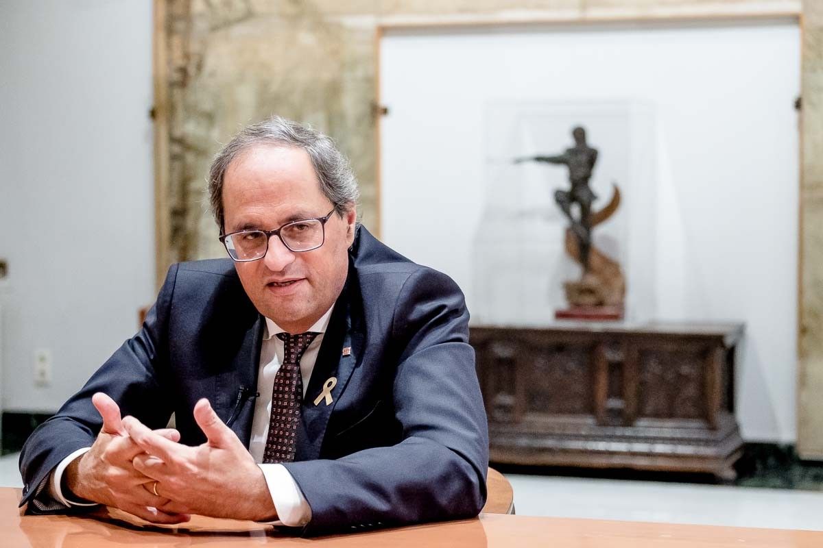 El president de la Generalitat, Quim Torra, entrevistat a NacióDigital