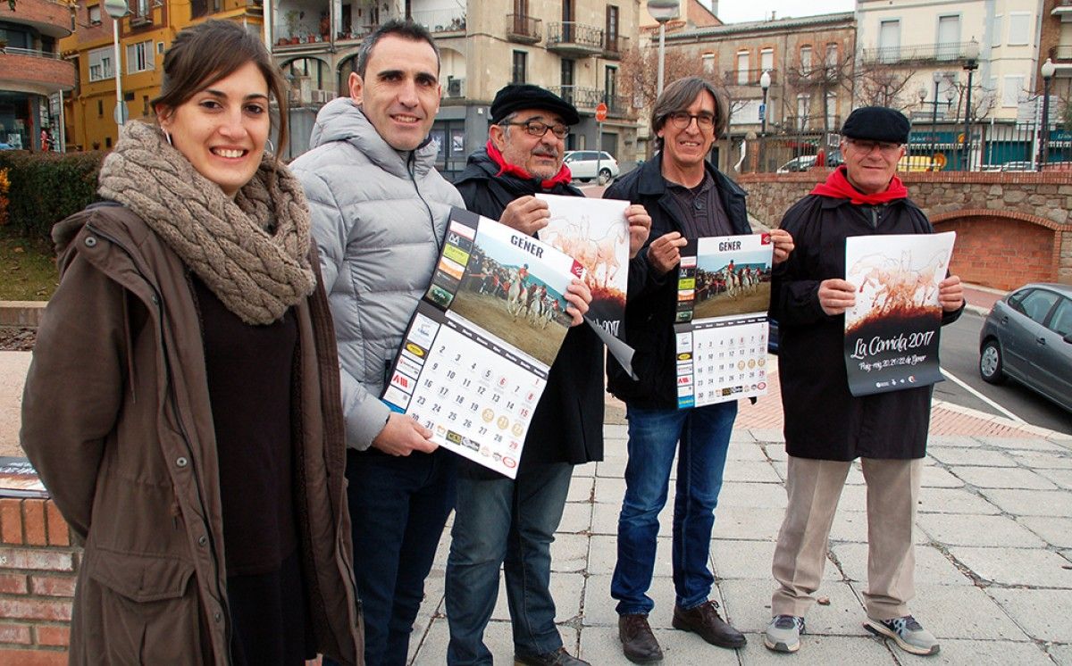 Roda de premsa de presentació de la Corrida de Puig-reig