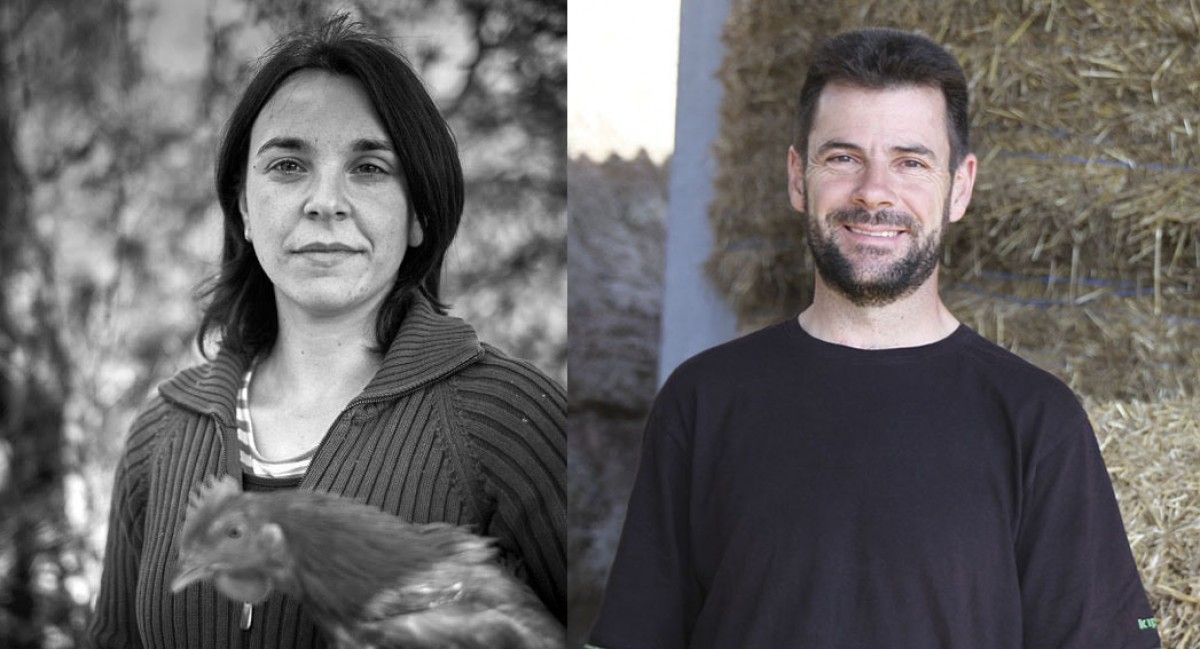 Els pagesos berguedans Martina Marcet i Josep Beringues