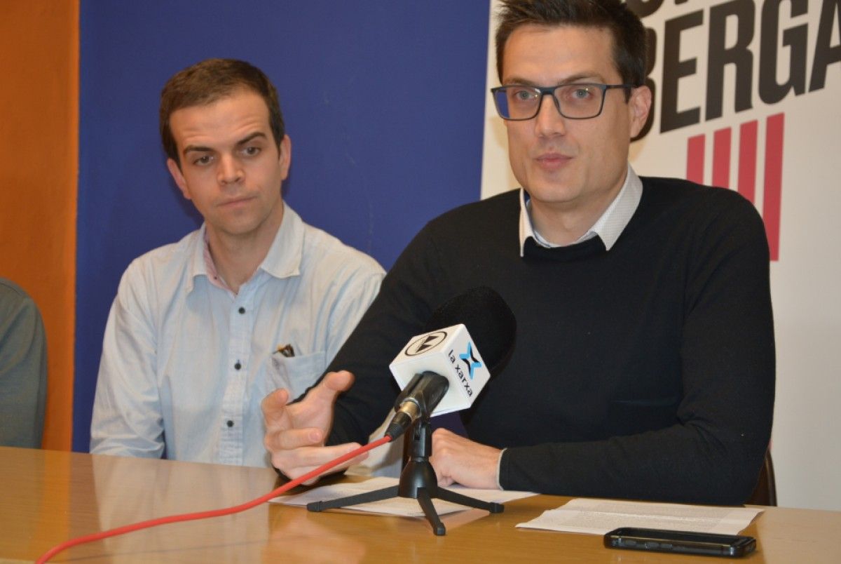 Jordi Sabata (a la dreta) amb Ferran Aymerich en una foto d'arxiu.