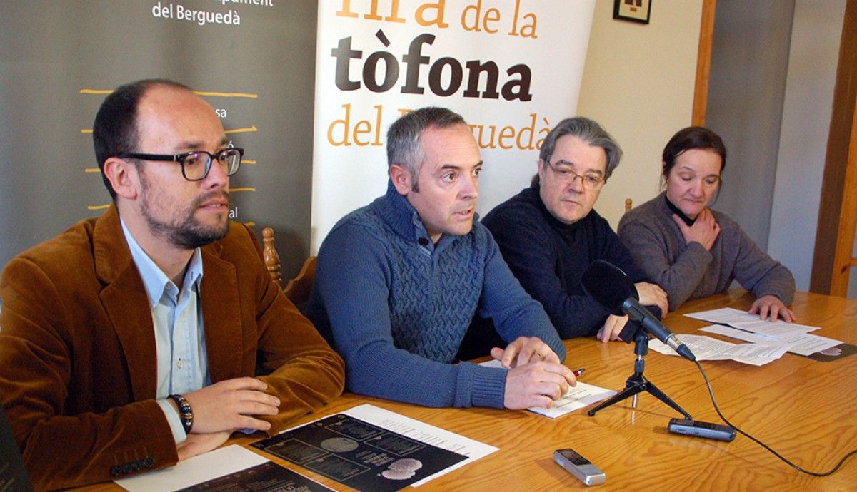 Roda de premsa de presentació de la Fira de la Tòfona del Berguedà