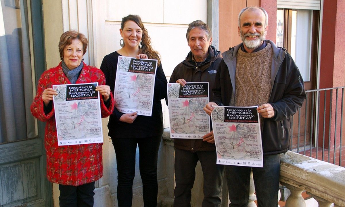 Roda de premsa per presentar els actes de memòria històrica de Berga
