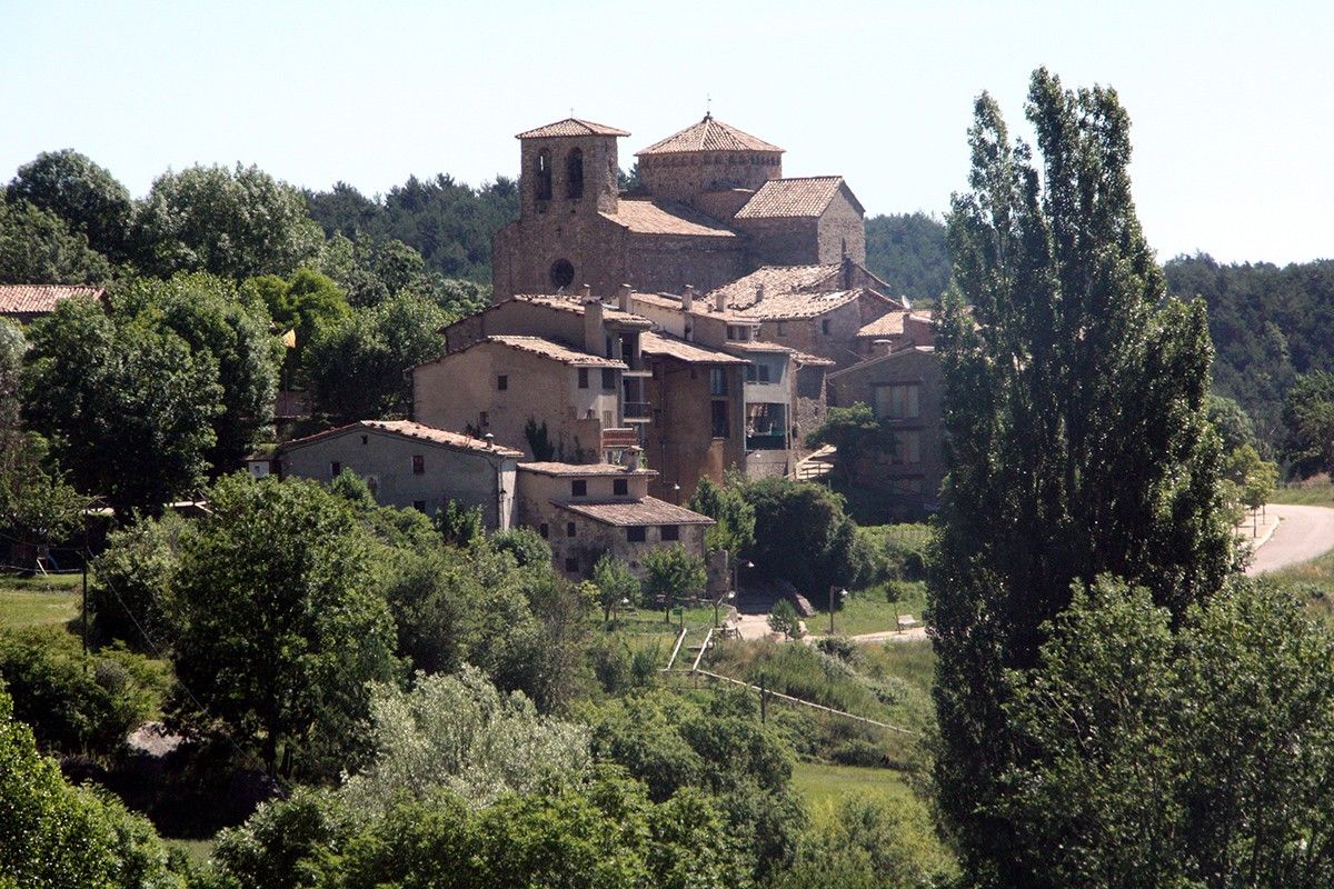 El poble de Sant Jaume de Frontanyà. 