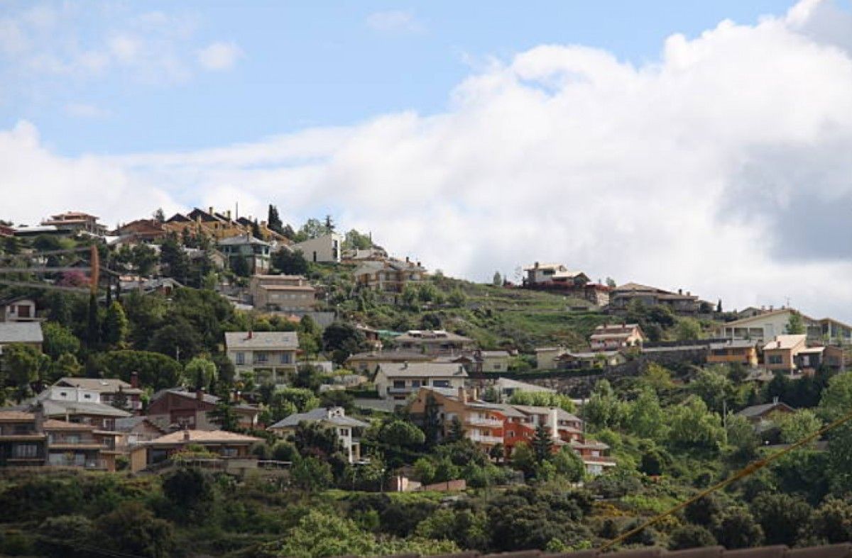 Serra de Casampons, a la ciutat de Berga.