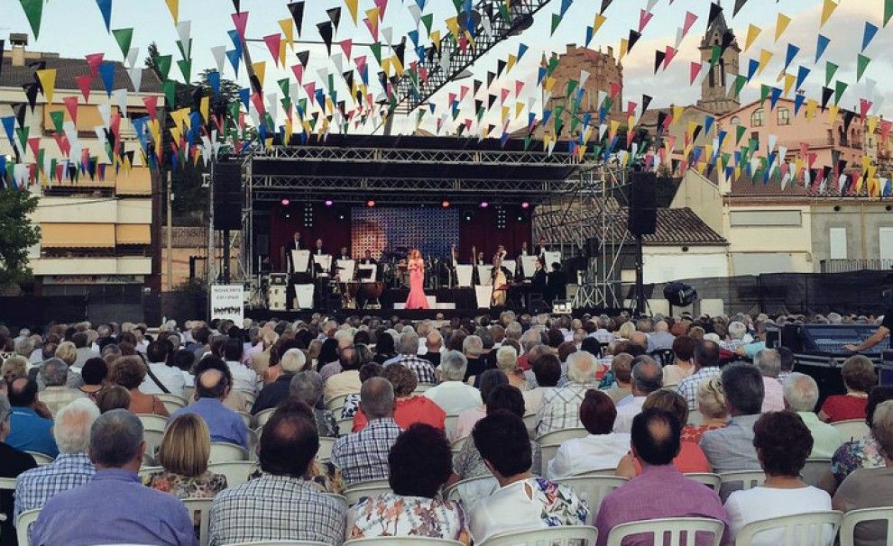 Un concert a la Festa Major de Gironella (arxiu).