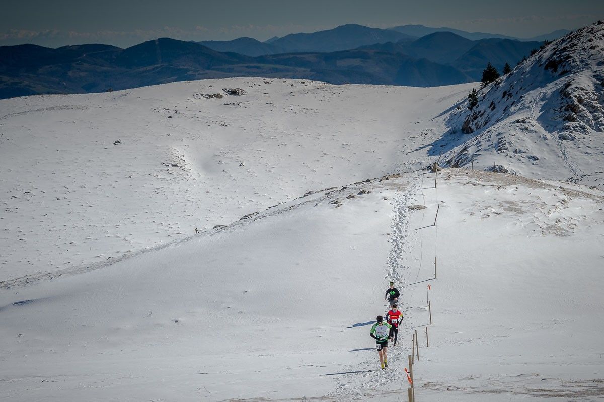 La neu, protagonista de la Trail Serra Cavallera