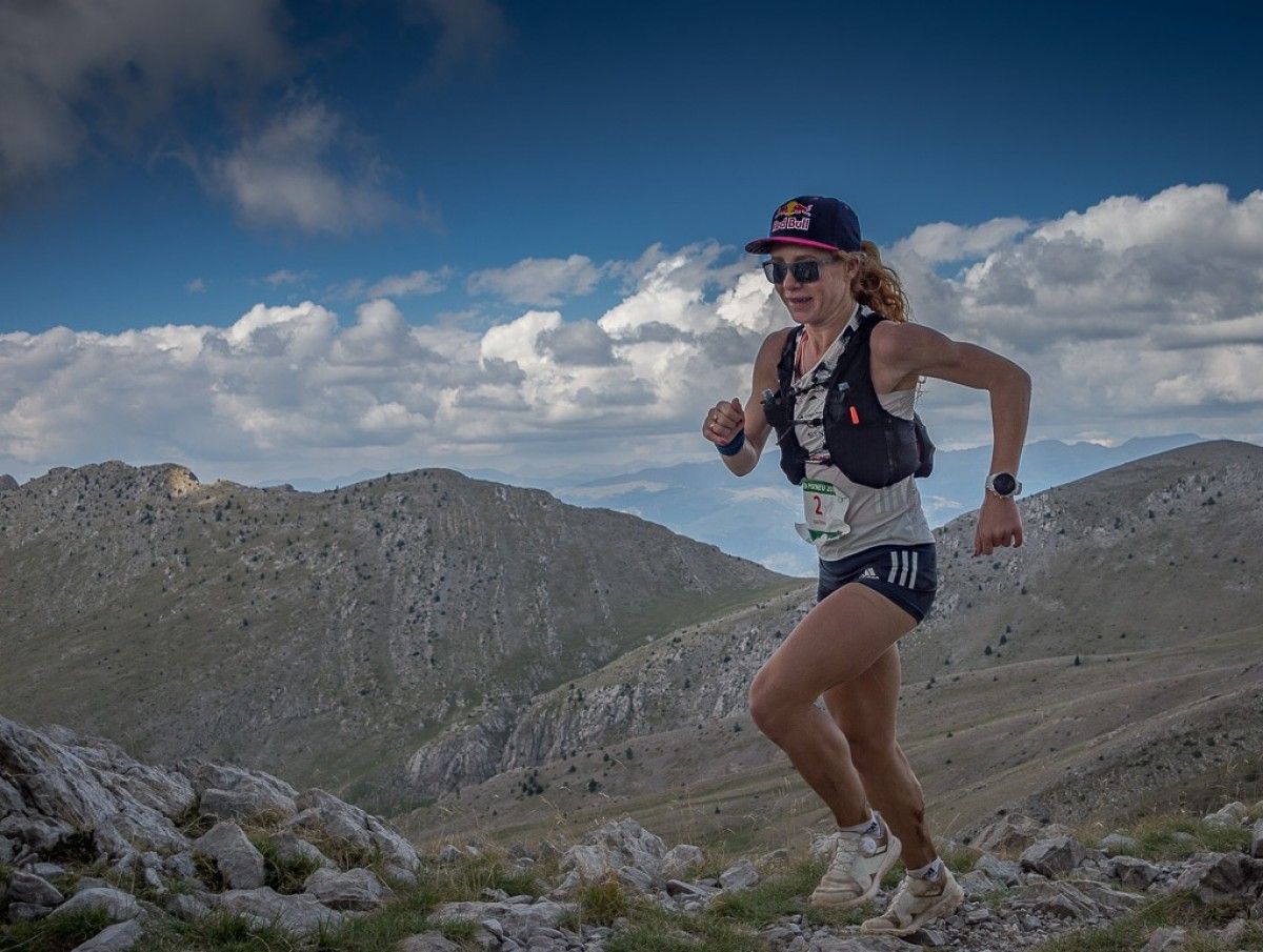 Una corredora de l'Ultra Pirineu en l'edició passada.