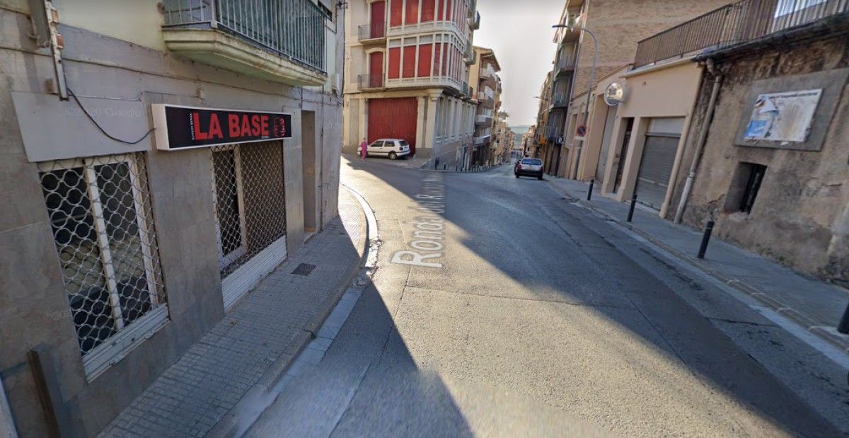 Tram de Cal Cuberas de la Ronda Moreta (arxiu).