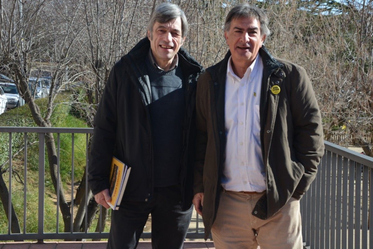 Josep Ureña i Pep Llamas han presentat el document final de 'Projecte Bagà' aquest dilluns.