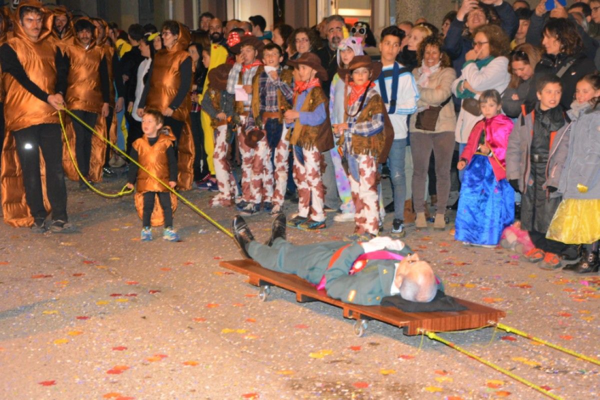 Paròdia sobre Franco al Carnaval de Berga.